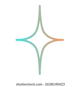 Stars Gradient Art Vector Design