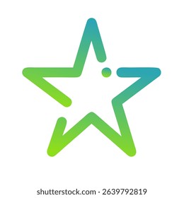 Stars Gradient Art Vector Design