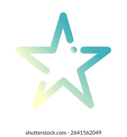 Stars Gradient Art Vector Design