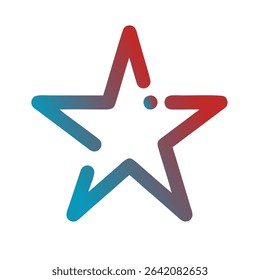 Stars Gradient Art Vector Design