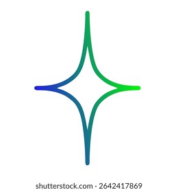 Stars Gradient Art Vector Design