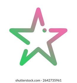 Estrellas Gradient Art Diseño de Vectores