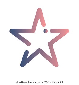 Stars Gradient Art Vector Design