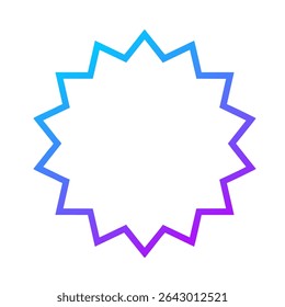 Estrellas Gradient Art Diseño de Vectores