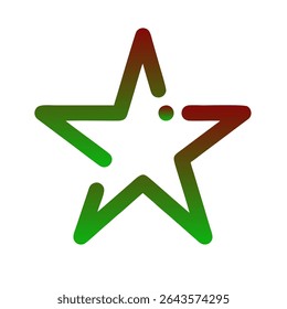 Estrellas Gradient Art Diseño de Vectores