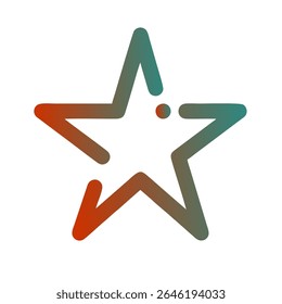 Stars Gradient Art Vector Design
