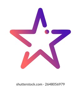 Estrellas Gradient Art Diseño de Vectores