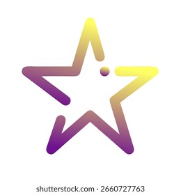 Stars Gradient Art Vector Design