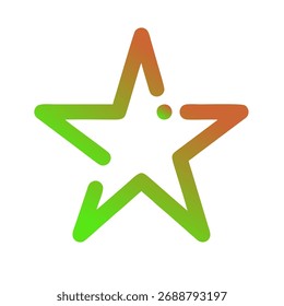 Estrellas Gradient Art Diseño de Vectores