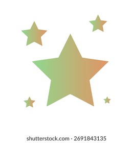 Estrelas Gradiente Arte Vetor Design