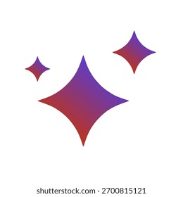 Estrellas Gradient Art Diseño de Vectores