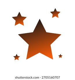 Sterne Farbverlauf Art Vektordesign