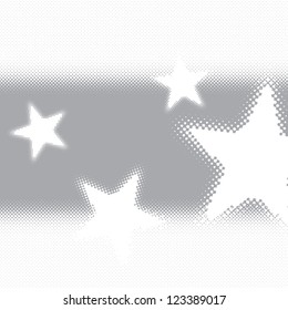 stars. gray background for banner. vector eps10