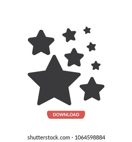 Stars group vector icon 