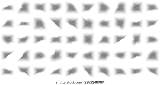 Stars Halftone Resumen conjunto de fondo 50