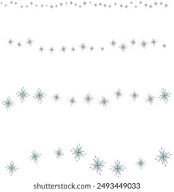 Estrellas Semitono Patrón Geométrico Vector Línea Recta Borde Azul Fondo Abstractas. Partículas Descoloridas A Cuadros Textura Sutil Sin Costura. Arte de medio tono