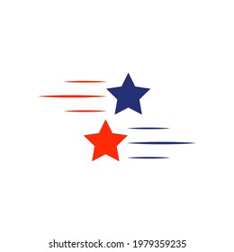 Stars-Symbol-Design-Vorlage Vektorgrafik einzeln