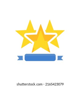 stars icon, evaluation concept, vector illustration