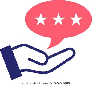 Stars Icon Fill Vector Illustration
