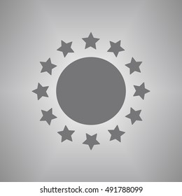 Stars icon. Flat design.