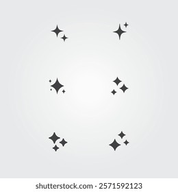 Stars icon flat vector design