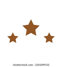 Vector de diseño de ilustración de icono de estrellas