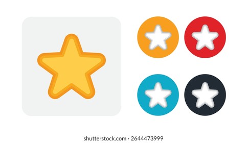Stars icon illustration isolated vector sign symbol