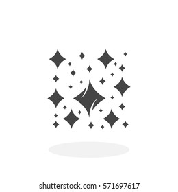 Stars icon isolated on white background. Stars vector logo. Flat design style. Modern vector pictogram for web graphics - stock vector