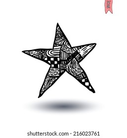  stars icon Isolated. Vector illustration.
