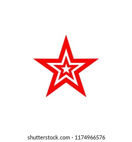 Stars icon logo design vector template