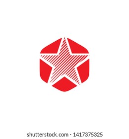 Stars icon logo design vector template