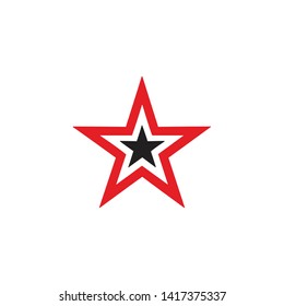 Stars icon logo design vector template