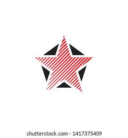 Stars icon logo design vector template