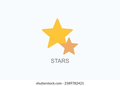Stars Icon Or Logo Isolated Vector Illustration
