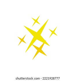 stars icon on a white background, vector illustration