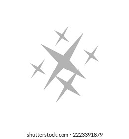 stars icon on a white background, vector illustration