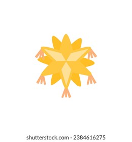 stars icon on a white background, vector illustration