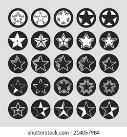 stars icon set