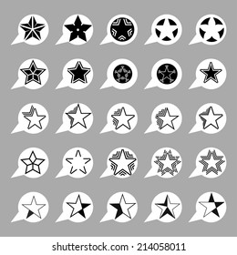 stars icon set