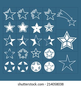 stars icon set