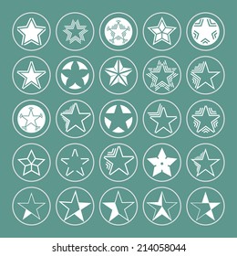 stars icon set