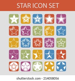 stars icon set