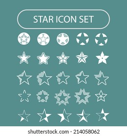 stars icon set