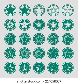 stars icon set