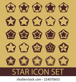 stars icon set
