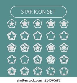 stars icon set