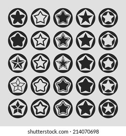 stars icon set
