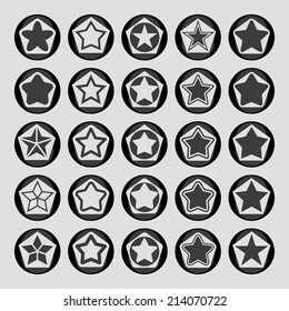 stars icon set