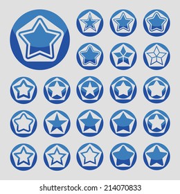 stars icon set