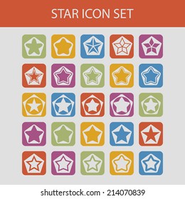 stars icon set